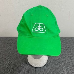 Pioneer Baseball Hat Youth OSFM Kids Lime Green Adjustable Strapback Cap